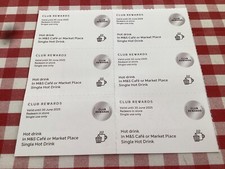 Hot drinks vouchers for sale  NOTTINGHAM