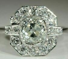 Anel de casamento eduardiano por volta de 1920, corte antigo em mina Art Deco Milgrain Ring, usado comprar usado  Enviando para Brazil