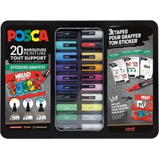 Posca malette stickers d'occasion  France