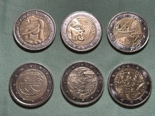 Lotto euro commemorativi usato  Torino