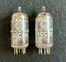 Pair telefunken ecc83 for sale  STRATFORD-UPON-AVON