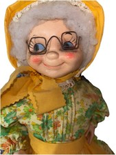 GARRAFA DE SABÃO VINTAGE FEITA À MÃO BONECA COUNTRY AVÓ COM CAPÔ/ÓCULOS 12" comprar usado  Enviando para Brazil