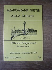 1974 meadowbank thistle for sale  EDINBURGH