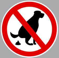 Sticker interdit chien d'occasion  Châtillon
