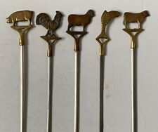 Vintage brass set for sale  MANCHESTER