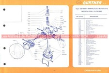 Fiche carburateur gurtner d'occasion  Cherbourg-Octeville-
