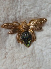 Broche abeille vintage d'occasion  Noailles