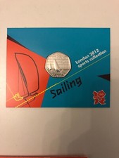 olympic 50p sailing for sale  BEXHILL-ON-SEA