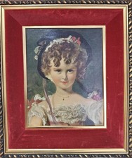 Vintage oleograph print for sale  WIGAN