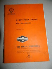 Ersatzteilkatalog rohrmelkanla gebraucht kaufen  Limbach-Oberfrohna