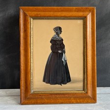 Antique georgian silhouette for sale  DURSLEY