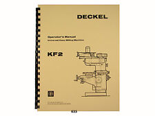 Deckel universal copy for sale  Goddard