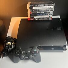 Cabos de controle de console PS3 Slim 120GB HDMI 7x pacote de jogos Arkham comprar usado  Enviando para Brazil