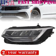 Usado, Farol esquerdo para 2022-2024 Volkswagen Tiguan S/SE farol de LED não-AFS driver comprar usado  Enviando para Brazil