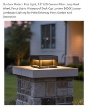 Outdoor post lights for sale  Riverview