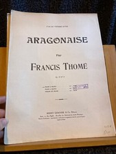 Francis thomé aragonaise d'occasion  Rennes