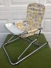 Vintage 1960 Cosco Baby Bouncer Jumper Seat Zoo Animal Print Cromado EUA MCM comprar usado  Enviando para Brazil