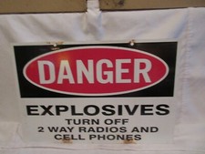 Vtg. danger explosives for sale  Kermit