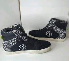 Tênis ZUMBA Crew Street Feminino Tamanho 8.5 EUA High Top Preto e Branco World Tour comprar usado  Enviando para Brazil