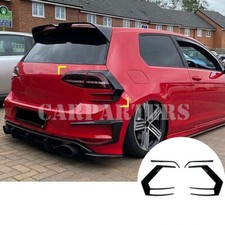 Usado, Capa traseira spoiler traseira preta 2012-2015 para VW Golf 7 GTI R GTD MK7 comprar usado  Enviando para Brazil