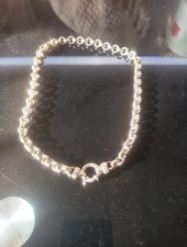 Colar de elos de corda redonda de prata esterlina 925 designer italiano  comprar usado  Enviando para Brazil