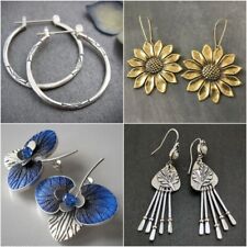 Pendientes colgantes de plata turquesa 925 vintage para mujeres joyería de boda segunda mano  Embacar hacia Argentina