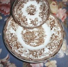 Antique brown white for sale  Long Beach