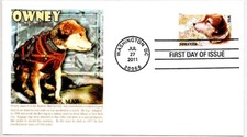 #4547 OWNEY O SELO POSTAL DO CÃO PRIMEIRO DIA DE EMISSÃO, GRAEBNER AFDCS CAPÍTULO FDC comprar usado  Enviando para Brazil