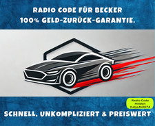 Becker Radio Code / Key Code Harman Mercedes Benz Porsche Ferrari Alpine comprar usado  Enviando para Brazil