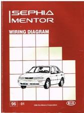 KIA SEPHIA & MENTOR ORIGINAL 1996 MANUAL DE DIAGRAMAS DE FIAÇÃO DE FÁBRICA comprar usado  Enviando para Brazil