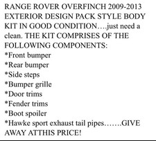 White range rover for sale  ASHFORD