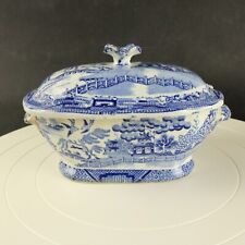 Antique blue willow for sale  DENBIGH