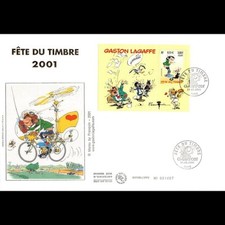 Fdc soie bloc d'occasion  Crécy-la-Chapelle