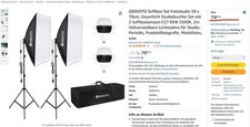 Geekoto softbox set gebraucht kaufen  Freiberg