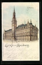 Lithographie hamburg blick gebraucht kaufen  Berlin