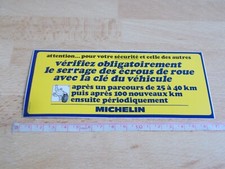 Autocollant michelin serrage d'occasion  Toulon-