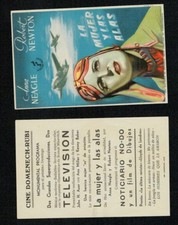 Programa publicitario de CINE. Título: LA MUJER Y LAS ALAS.  comprar usado  Enviando para Brazil
