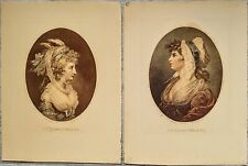 Paire gravures ovales d'occasion  Sète
