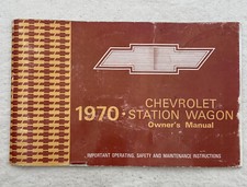 Chevrolet Station Wagon 1970 Manual do Proprietário Vintage Original Primeira Edição, usado comprar usado  Enviando para Brazil