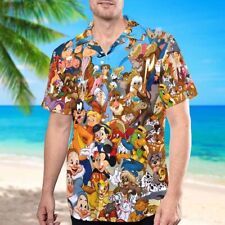 Camisa Havaiana Coleção Todos os Personagens, Desenho Animado Mundo Mágico Camisa 3D Havaiana comprar usado  Enviando para Brazil