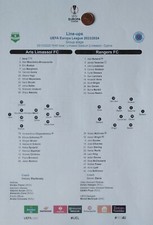 Line ups uefa gebraucht kaufen  Lübbenau/Spreewald