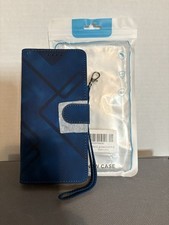 Nova Carteira Moto G Play Case/para Moto G Pure Phone Case, Azul comprar usado  Enviando para Brazil
