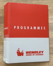 Wembley programme binder. for sale Wembley programme binder. for sale  WIDNES