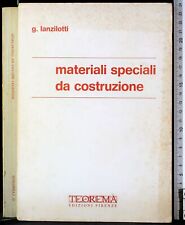 Appunti materiali speciali usato  Ariccia