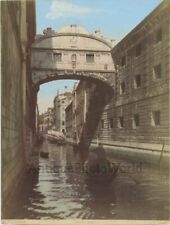 Gondola Sotto Ponte Di Sighs Venezia Italia Antico Album Foto By Naya, usado comprar usado  Enviando para Brazil