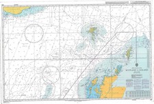 Ammiragliato 245 North Atlantico Oceano Scozia A Islanda Carta Mappa Marittimo comprar usado  Enviando para Brazil