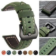 Pulseira de relógio de couro genuíno universal esporte premium Crazy Horse 20 22 mm comprar usado  Enviando para Brazil
