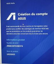 Asus zenbook ux550vd d'occasion  Paris XIV