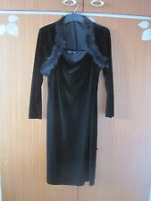 Vintage black velvety for sale  LONDON