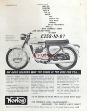 Norton es400 original for sale  SIDCUP